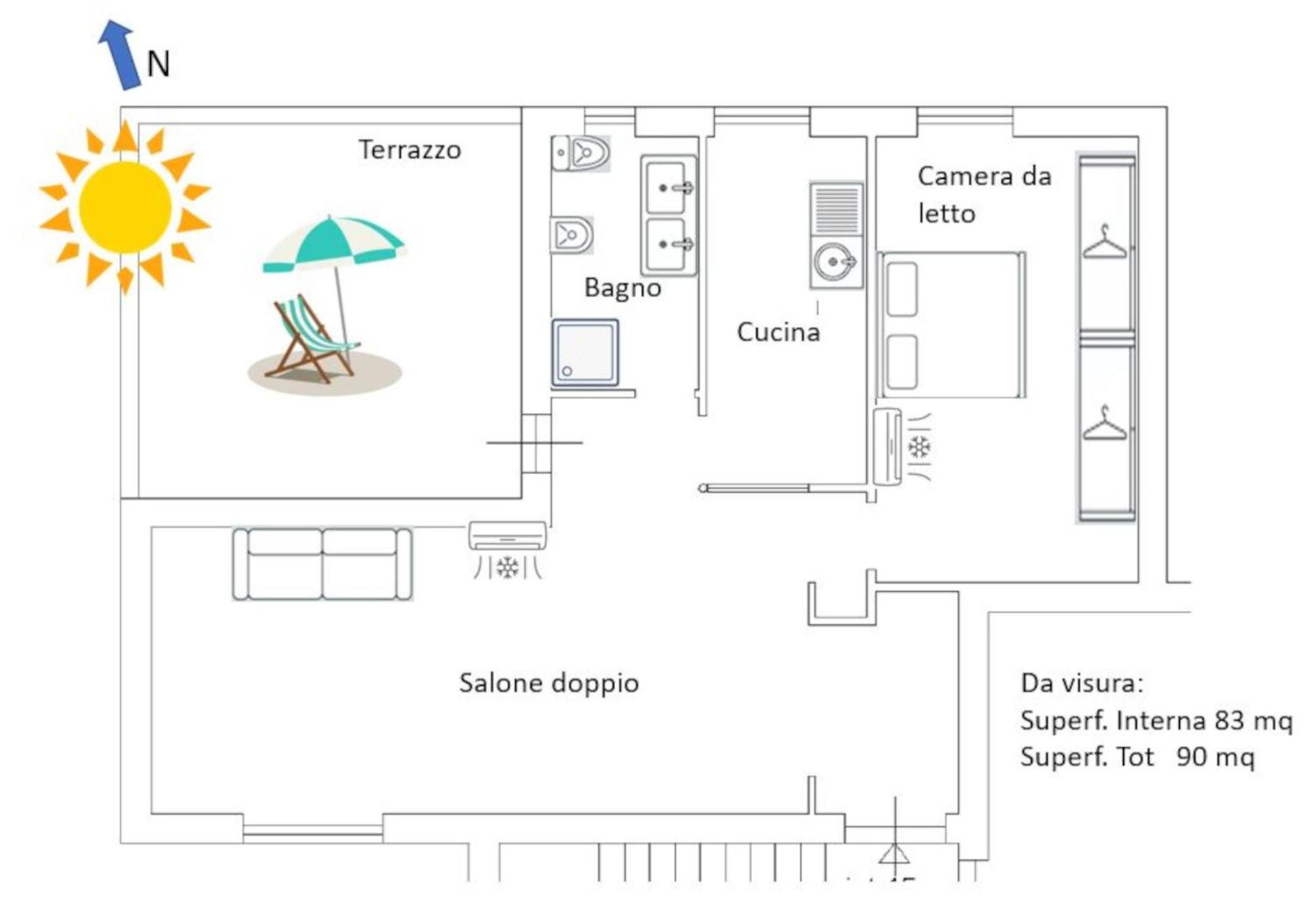 Apartament Nearpineta Rzym Zewnętrze zdjęcie